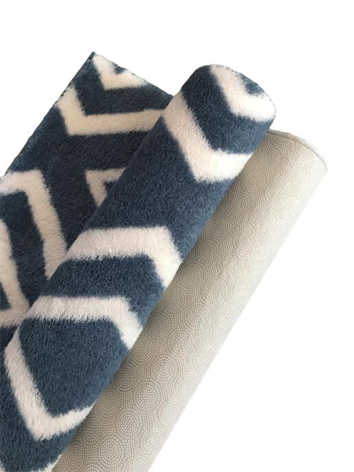 Jassrug Royal Kaymaz Taban Banyo Halısı 50x80 Karo Petrol - 2