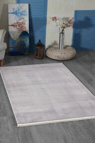 Jassrug Royal Püsküllü Kaymaz Taban Halı 120X180 Açık Gri - 2