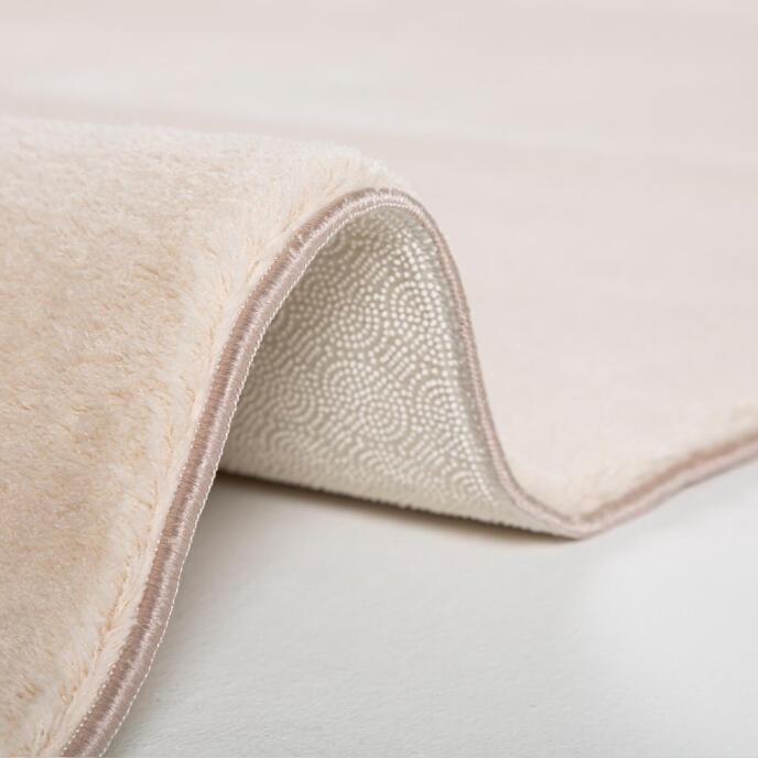 Jassrug Royal Püsküllü Kaymaz Taban Halı 160x220 Bej - 5