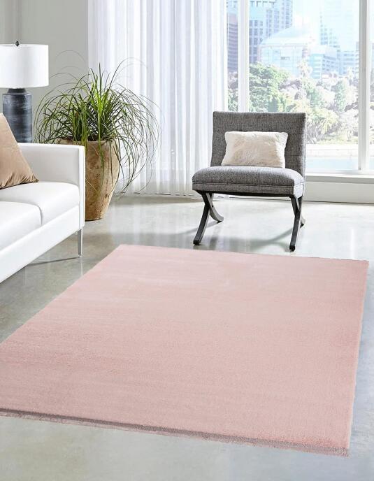 Jassrug Royal Püsküllü Kaymaz Taban Halı 160x220 Pudra - 1