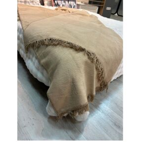 Dolce Bonita Home Pamuklu Battaniye 150X200 Bej - 4