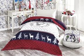 Dolce Bonita Home Tek Kişilik Pamuklu Çift Taraflı Battaniye 150x200 Bonheur - 1
