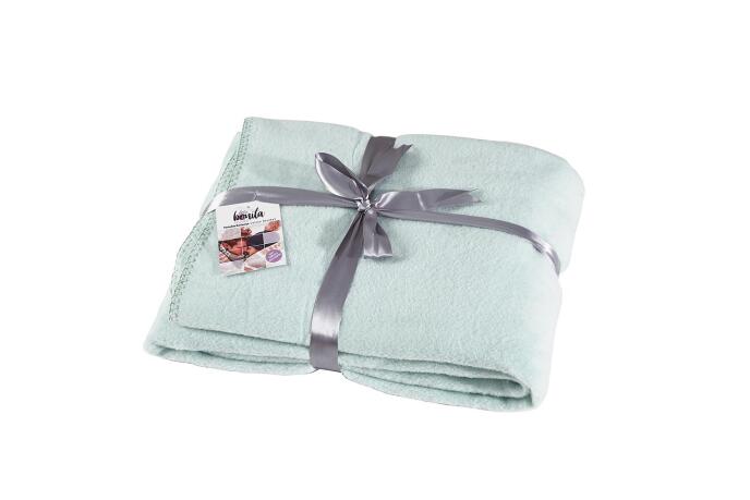 Dolce Bonita Home Pamuklu Tv Battaniye 127X155 Basic Su Yeşili - 3