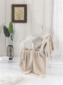 Dolce Bonita Home Yün-Pamuk Karışımlı TV Battaniye 130x170 Bohem - 2