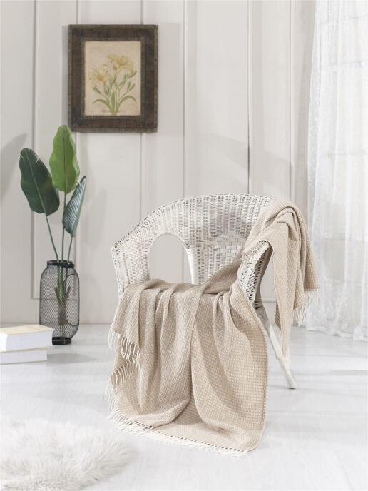 Dolce Bonita Home Yün-Pamuk Karışımlı TV Battaniye 130x170 Bohem - 2