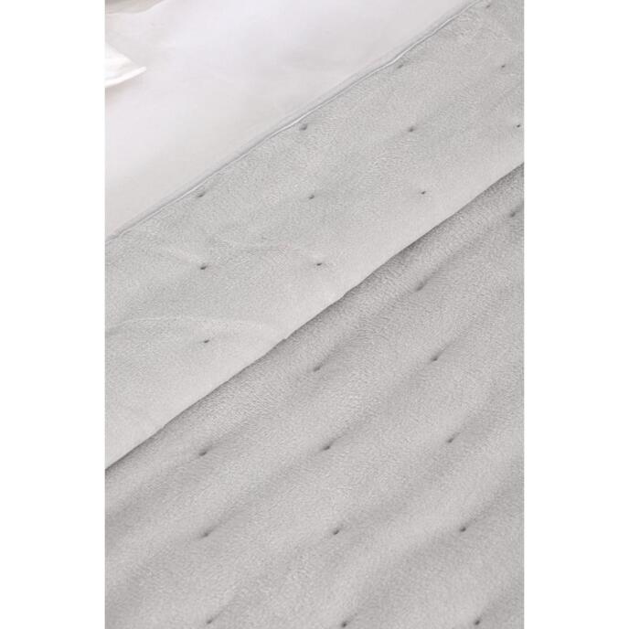 Aksu Microsoft Punto Yorgan Çift Kişilik 195x215 Açık Gri - 3