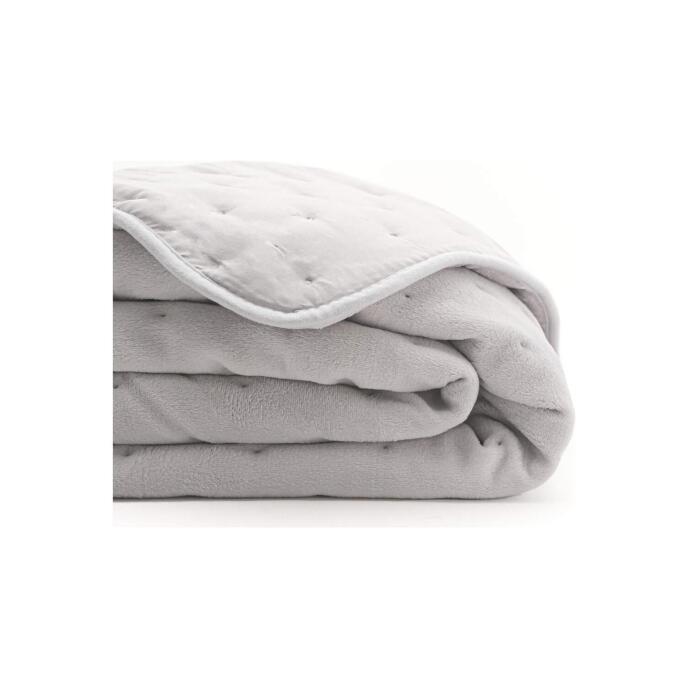 Aksu Microsoft Punto Yorgan Çift Kişilik 195x215 Açık Gri - 4