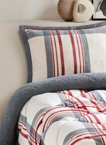 Merinos Comforter 3 Parça Yorgan Seti 220X240 Wera Kırmızı - 2