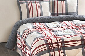 Merinos Comforter 3 Parça Yorgan Seti 220X240 Wera Kırmızı - Merinos
