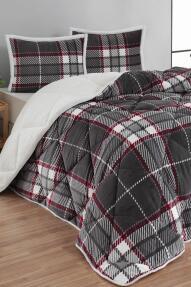 Merinos Comforter 3 PArça Yorgan Seti220x240cm Anna Gri - 2